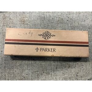 Parker Classic Flight Pen & Pencil Set w/ Original Box Vintage As Is